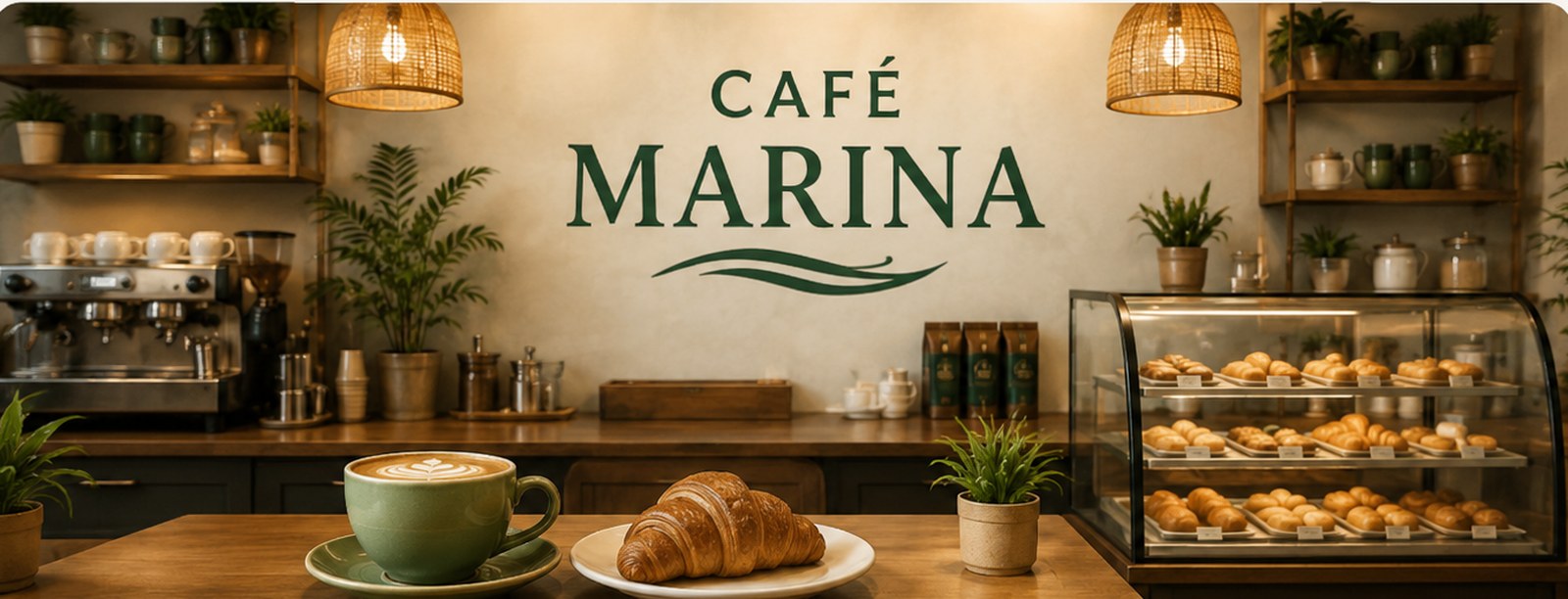 Cafe Marina demo hero image