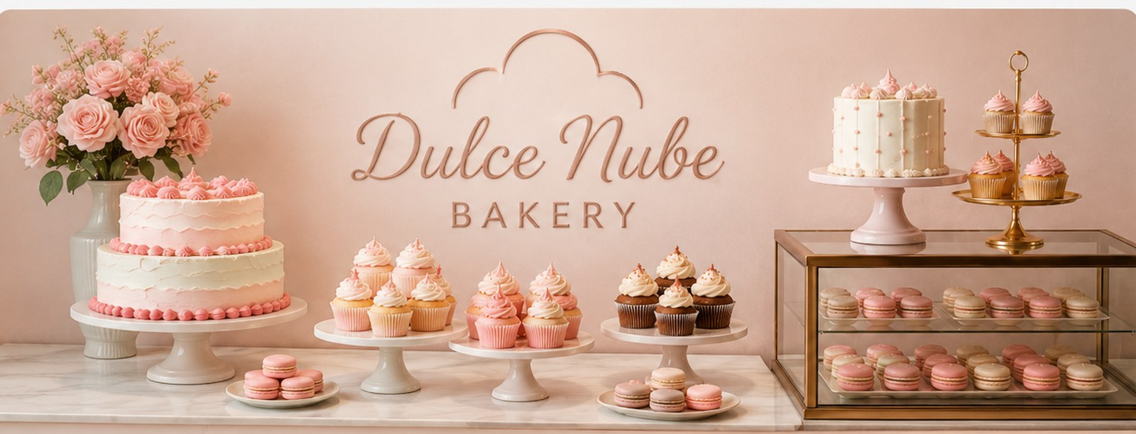 Dulce Nube Bakery demo hero image
